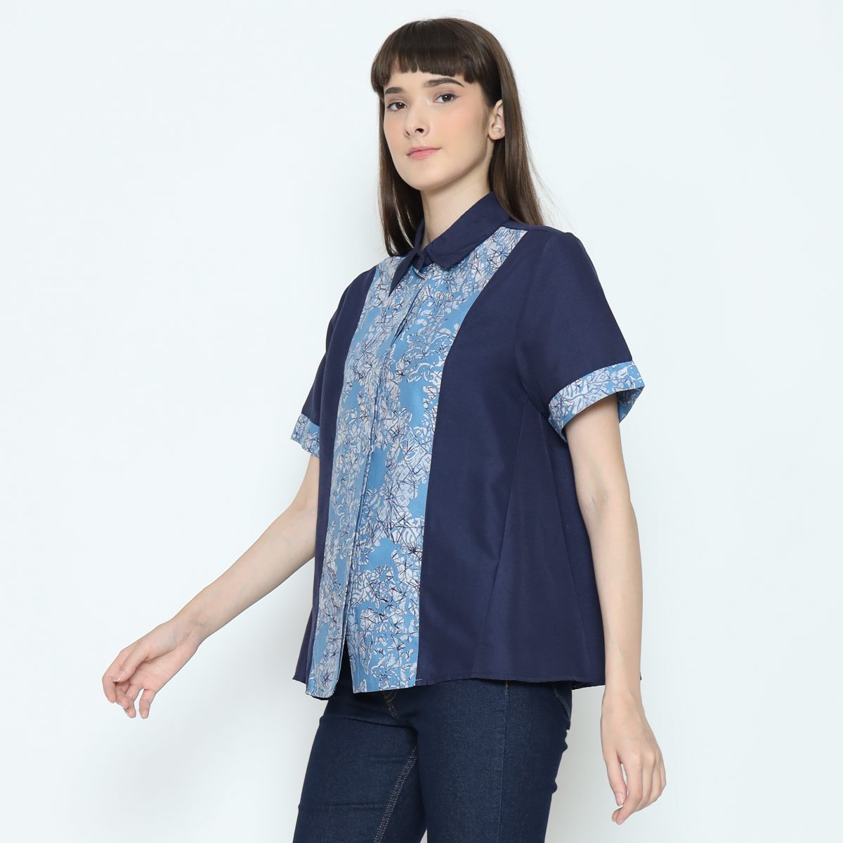 Navita Shirt Blue Navy - Image 3