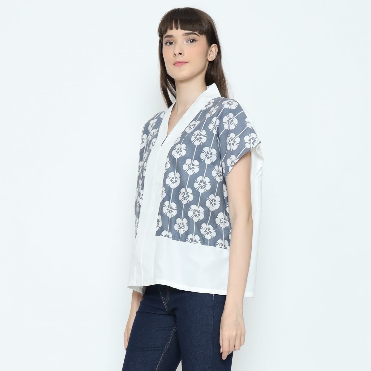 Rosita Blouse Grey - Image 4