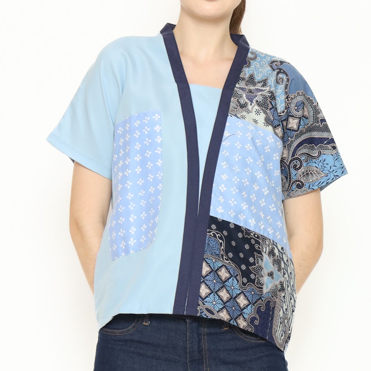 Daneli Blouse Blue - Image 2