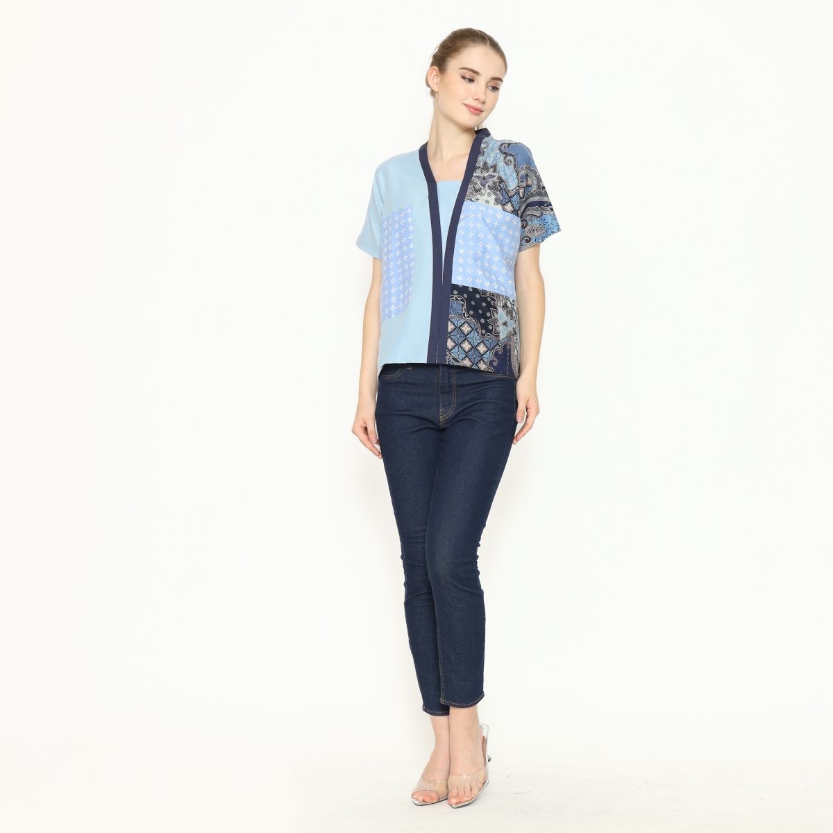 Daneli Blouse Blue - Image 7