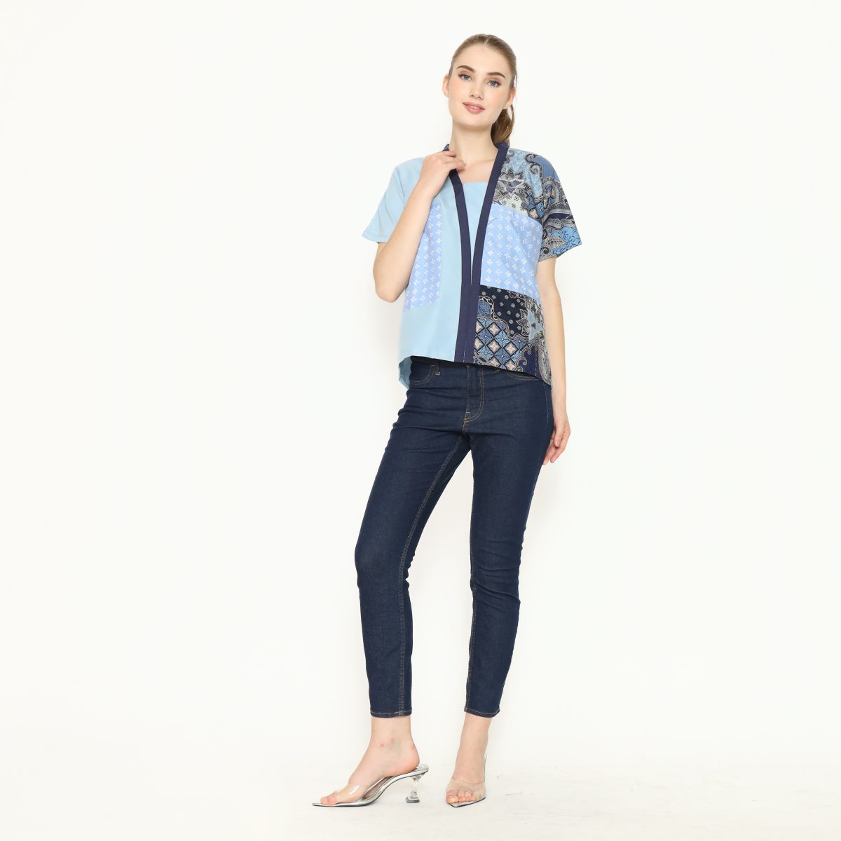 Daneli Blouse Blue - Image 3