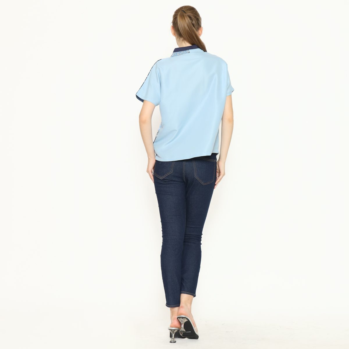 Daneli Blouse Blue - Image 5