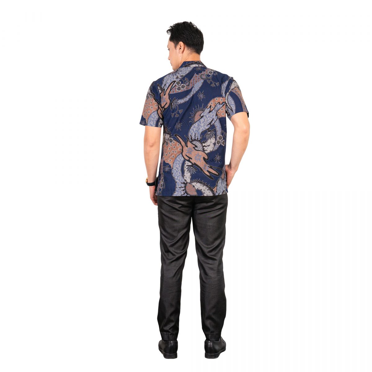 Wesley Shirt Navy - Image 5