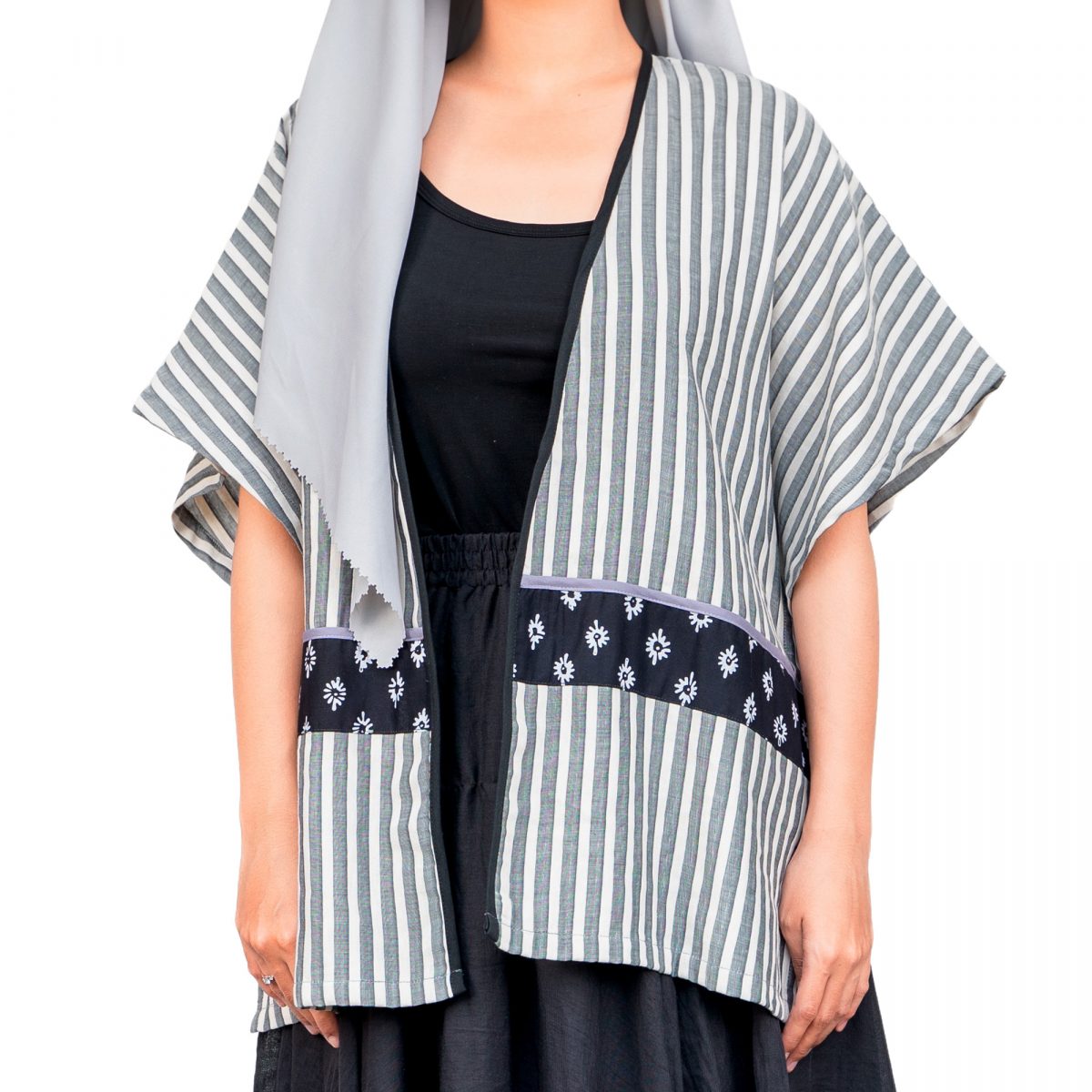 Mischa Blazer Stripe Black - Image 2