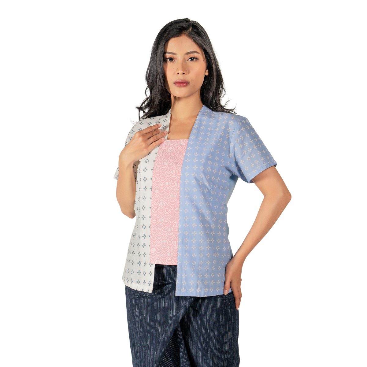 Sheisha Blouse Sky Blue