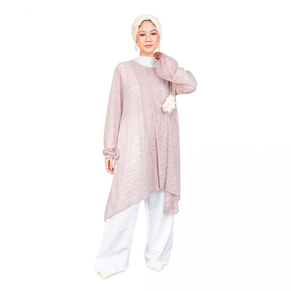 Sarah Tunic Dusty Pink - Image 6