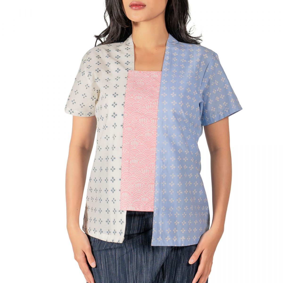 Sheisha Blouse Sky Blue - Image 2